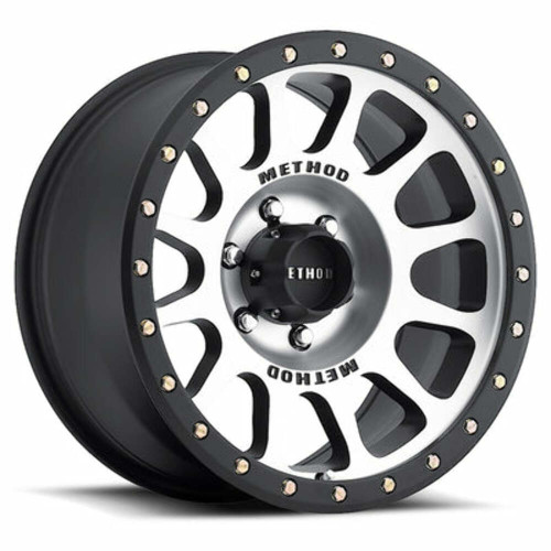 Method MR305 NV 17x8.5 0mm Offset 6x135 94mm CB Machined/Black Wheel