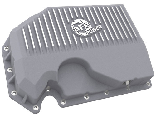 aFe POWER Street Series Engine Oil Pan Raw w/ Machined Fins for 06-21 VW GTI