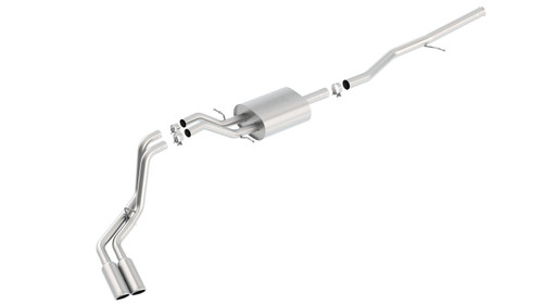 Borla S-Type Catback Exhaust for 14-18 Silverado / Sierra 1500 5.3L