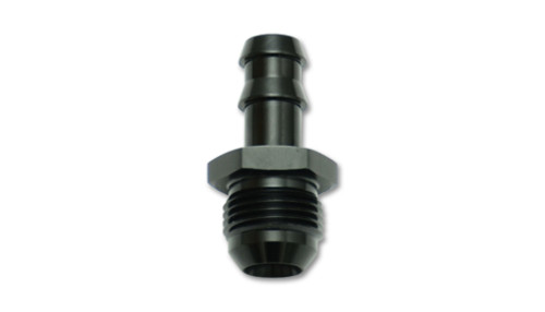 Vibrant Male AN to Hose Barb Straight Adapter Fitting; Size: -8AN Hose Size: 3/8"