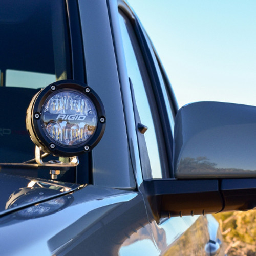 Rigid Industries A-Pillar Light Kit w/ 4" 360-Series Lights for 16-20 Tacoma
