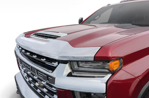 AVS Aeroskin Low Profile Hood Protector- Chrome for 2020 Silverado 2500