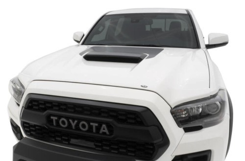AVS Aeroskin Low Profile Hood Shield - Super White for 16-18 Toyota Tacoma