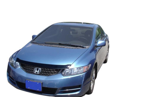 AVS Aeroskin Low Profile Acrylic Hood Shield - Smoke for 06-10 Honda Civic Coupe