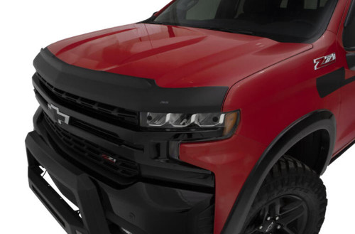 AVS Aeroskin II Low Profile Hood Shield - Black for 2019 Chevrolet Silverado 1500