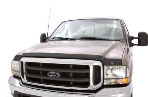 AVS Aeroskin Low Profile Acrylic Hood Shield - Smoke for 99-07 Ford F-250
