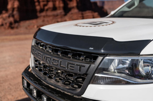 AVS Aeroskin Low Profile Acrylic Hood Shield - Smoke for 15-18 Chevy Colorado