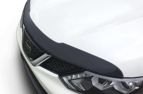 AVS Aeroskin Low Profile Acrylic Hood Shield - Smoke for 14-18 Nissan Rogue (Excl. Sport Model)