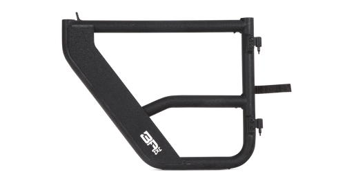 Body Armor 4x4 Tube Doors Rear Pair for 07-18 Jeep Wrangler JK