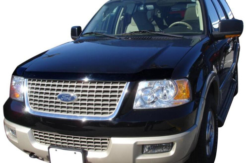 AVS Aeroskin Low Profile Acrylic Hood Shield - Smoke for 03-06 Ford Expedition