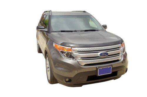 AVS Aeroskin Low Profile Acrylic Hood Shield - Smoke for 11-15 Ford Explorer
