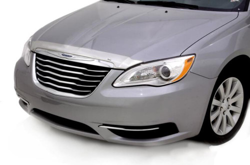 AVS Aeroskin Low Profile Hood Shield - Chrome for 11-14 Chrysler 200