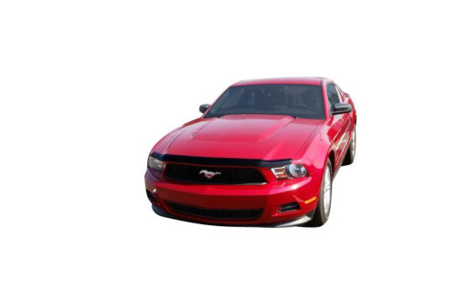 AVS Aeroskin Low Profile Acrylic Hood Shield - Smoke for 10-12 Ford Mustang