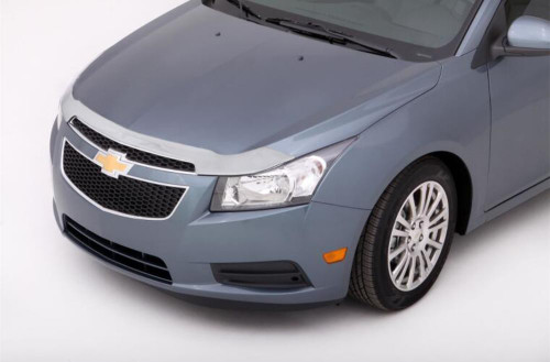 AVS Aeroskin Low Profile Hood Shield - Chrome for 11-15 Chevy Cruze