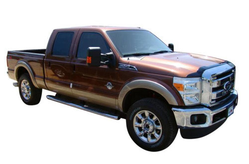 AVS Aeroskin Low Profile Acrylic Hood Shield - Smoke for 11-16 Ford F-350