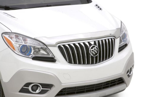 AVS Aeroskin Low Profile Hood Shield - Chrome for 13-16 Buick Encore
