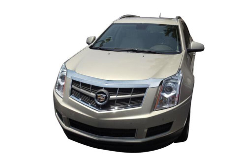 AVS Aeroskin Low Profile Hood Shield - Chrome for 10-17 Cadillac SRX