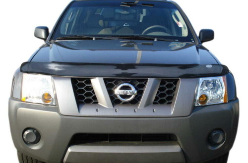 AVS High Profile Bugflector II Hood Shield - Smoke for 05-16 Nissan Xterra