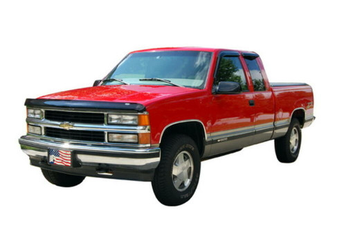 AVS High Profile Bugflector II Hood Shield - Smoke for 88-00 Chevy CK
