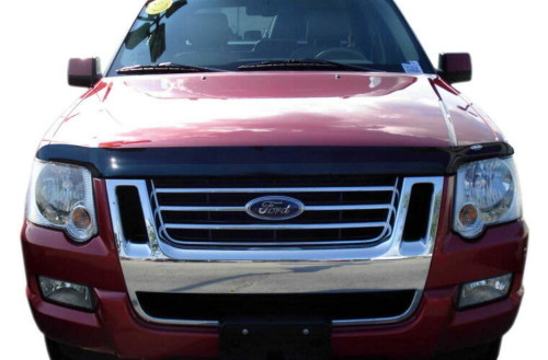 AVS High Profile Bugflector II Hood Shield - Smoke for 06-10 Ford Explorer