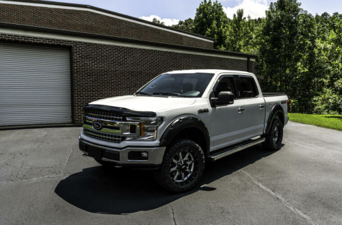 AVS High Profile Bugflector II Hood Shield - Smoke for 15-18 Ford F-150