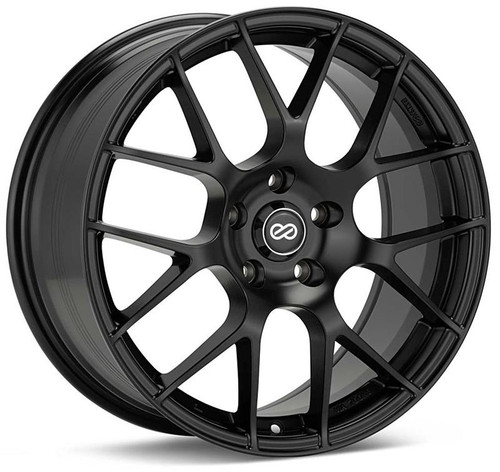 Enkei Raijin 18x8 5x112 45mm Matte Black Wheel - 467-880-4445BK