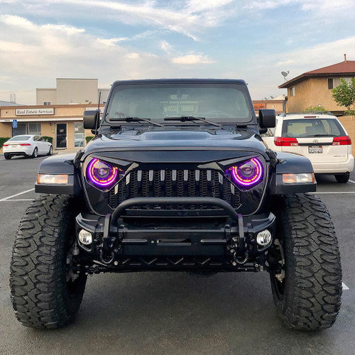 Oracle Oculus Bi-LED ColorSHIFT Projector Headlights for Wrangler JL/JT