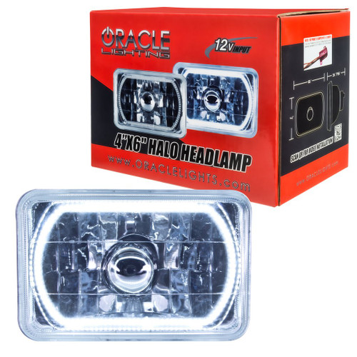 Oracle Pre-Installed Lights 4x6" Sealed Beam - White Halo
