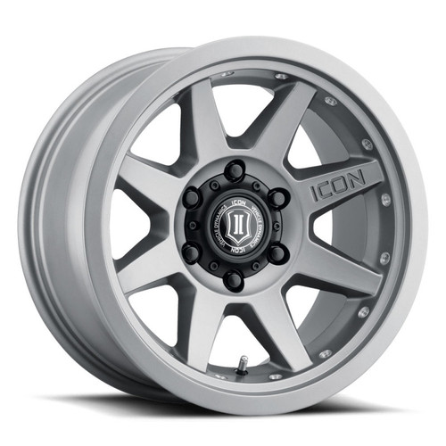 ICON Rebound Pro 17x8.5 5x5 -6mm Offset 4.5" BS 71.5mm Bore Titanium Wheel