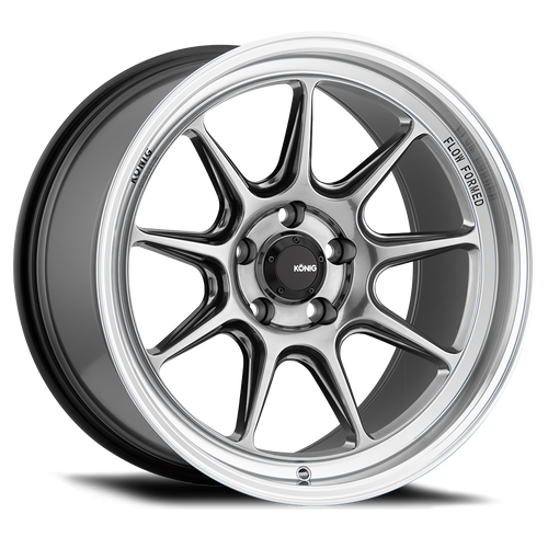 Konig Countergram 19x8.5 5x114.3 ET35 Hyper Chrome / Machined Lip Wheel