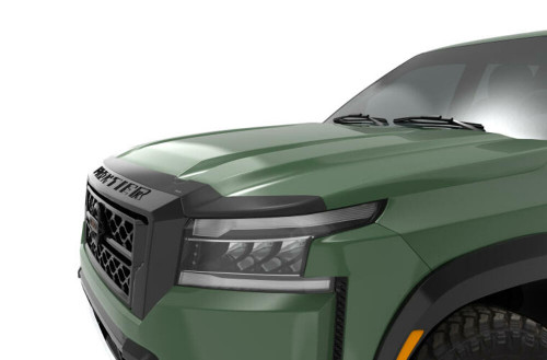 AVS Aeroskin Low Profile Hood Shield - Smoke for 2022 Nissan Frontier