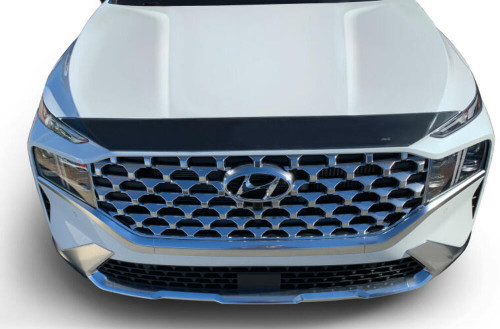 AVS Aeroskin Low Profile Hood Shield - Chrome for 21-22 Hyundai Santa Fe
