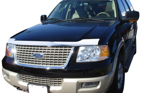 AVS Aeroskin Low Profile Hood Shield - Chrome for 03-06 Ford Expedition