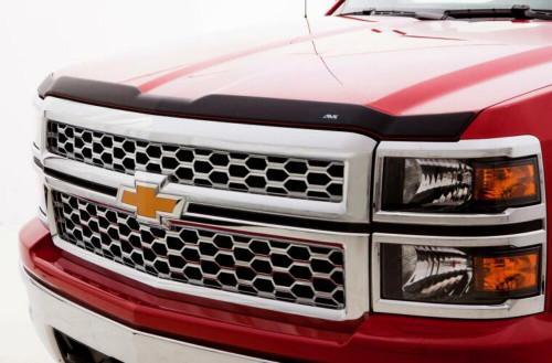 AVS Aeroskin Low Profile Hood Shield - Matte Black for 17-18 Silverado 2500