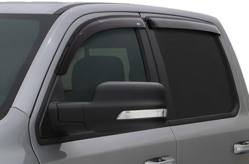 AVS Ventvisor Outside Mount Deflectors - Smoke for 20+ Silverado 2500HD Ext Cab