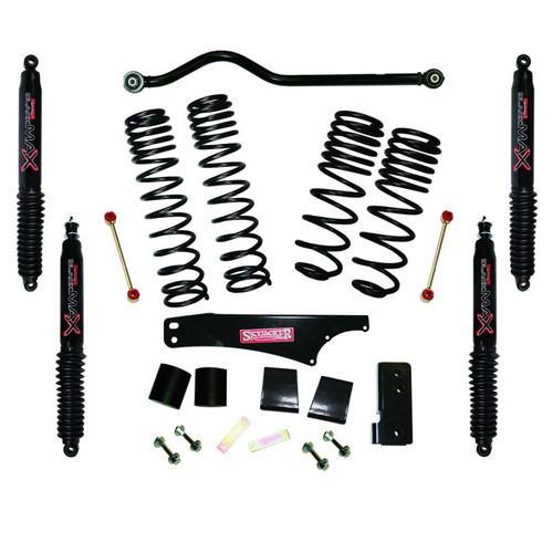 Skyjacker 3.5-4" Long Travel Lift Kit w/ Black Max Shocks for JK Wrangler 2dr