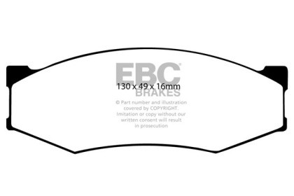 EBC Redstuff Front Brake Pads for 90-93 Infiniti M30 3.0