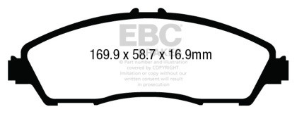 EBC Ultimax2 Front Brake Pads for 14+ Acura MDX 3.5