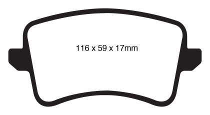 EBC Ultimax2 Rear Brake Pads for 09-11 Audi A4 2.0 Turbo