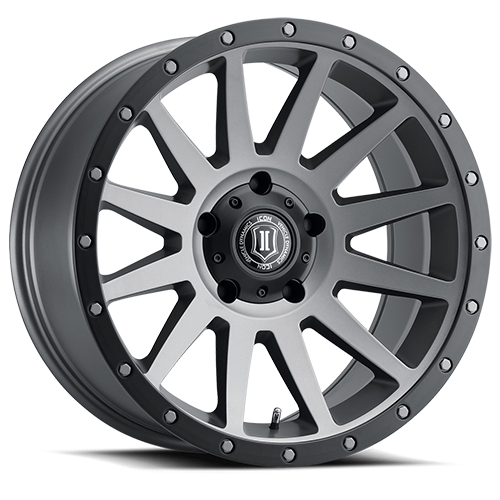 Icon Alloys Compression Titanium 18x9 5x150 25mm 6" Backspacing Wheel