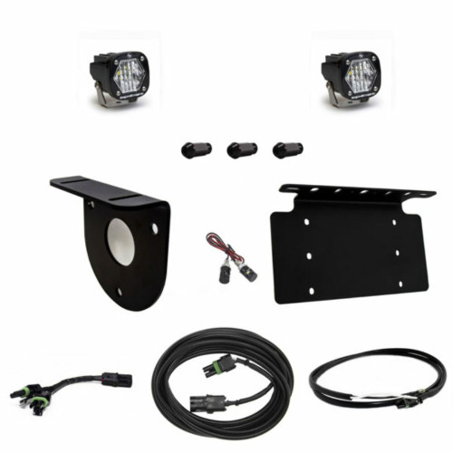 Baja Designs S1 Dual Reverse Light Kit Plate Mount w/Upfitter for 2021+ Bronco