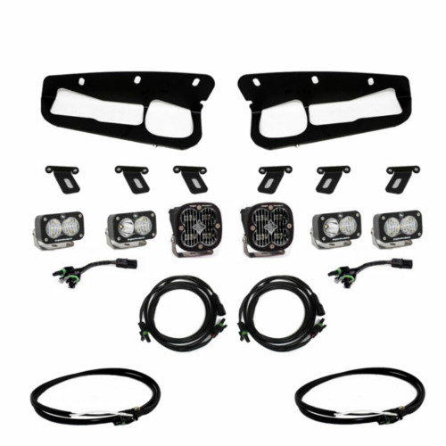 Baja Designs Clear SAE Fog Pocket Light Kit w/Upfitter for 2021+ Ford Bronco