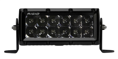 Rigid Industries 6" E Series Light Bar Spot - Midnight Edition