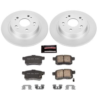 Power Stop Rear Z17 Evolution Geomet Coated Brake Kit for 09-10 Acura TSX