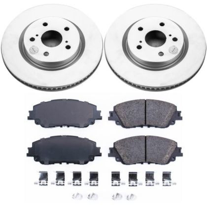 Power Stop Front & Rear Z17 Evolution Brake Kit for 18-19 Toyota Camry