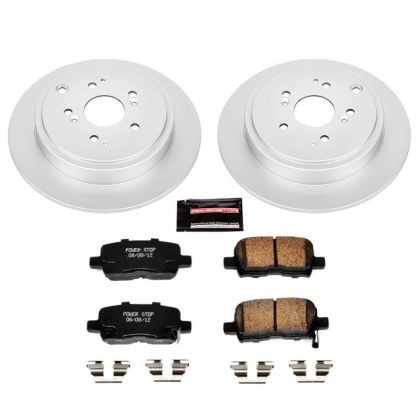 Power Stop Rear Z17 Evolution Geomet Coated Brake Kit for 01-06 Acura MDX