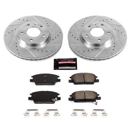Power Stop Front & Rear Z23 Evolution Sport Brake Kit for 2018 Chevy Equinox