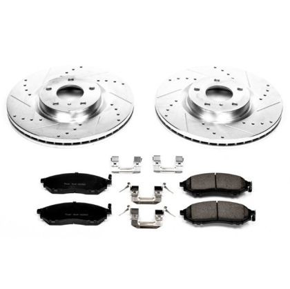 Power Stop Front & Rear Z23 Evolution Sport Brake Kit for 08-12 Infiniti EX35