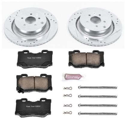 Power Stop Front & Rear Z23 Evolution Sport Brake Kit for 09-13 Infiniti FX50