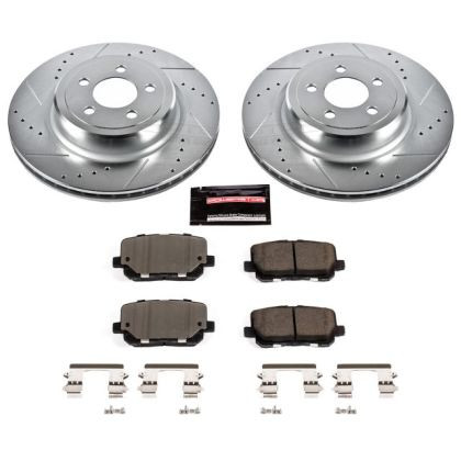 Power Stop Front & Rear Z23 Evolution Sport Brake Kit for 14-19 Dodge Charger